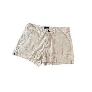Joe Boxer Beige High-Waisted Cotton Blend Womens Shorts Size 7